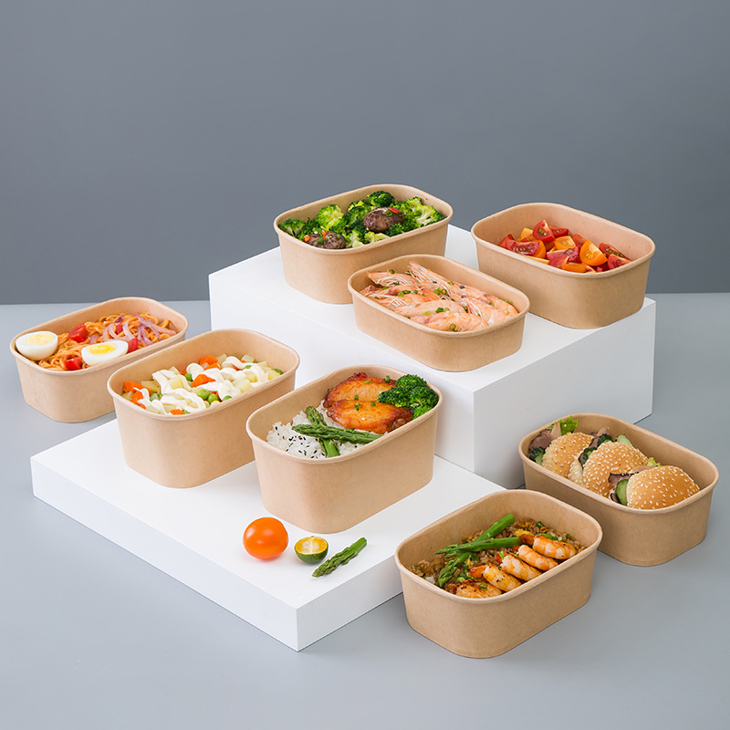Paper Square Salad Bowl -Weller Eco Pack