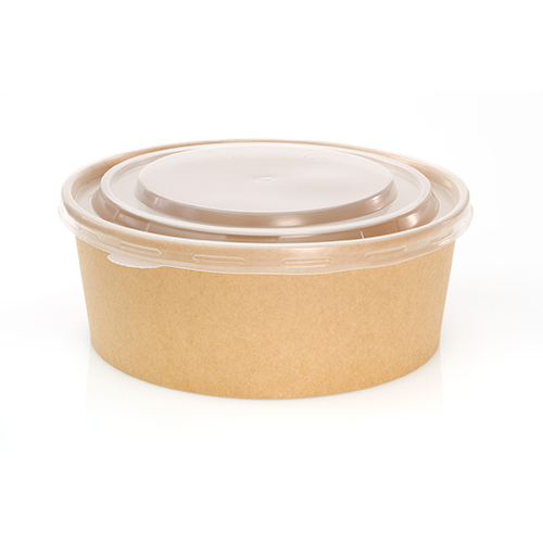 1100ml Paper Salad Bowl with Paper lid -WELLERpack